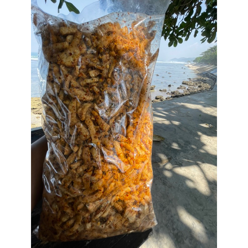 

1 KG - BASRENG FTB SNACK ORIGINAL/PEDAS DAUN JERUK