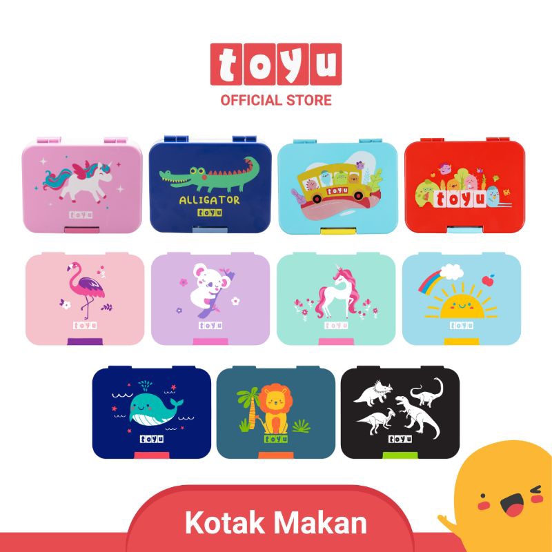 

Lunchbox Kotak Bekal Wadah Makan Anak Anak TK SD Plastik Lucu