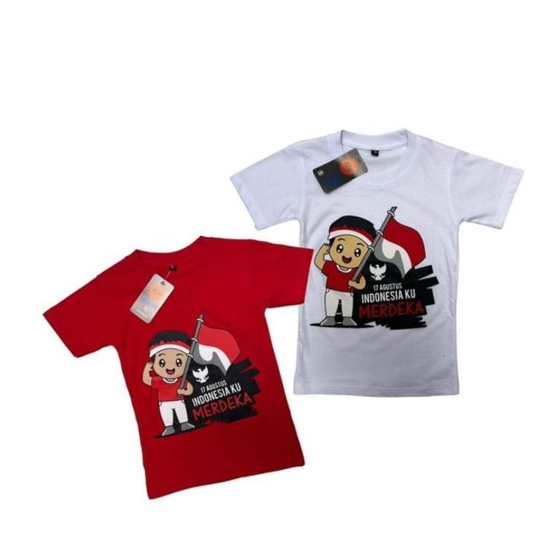 Kaos Kemerdekaan 17 Agustus Anak Usia 1-14 tahun