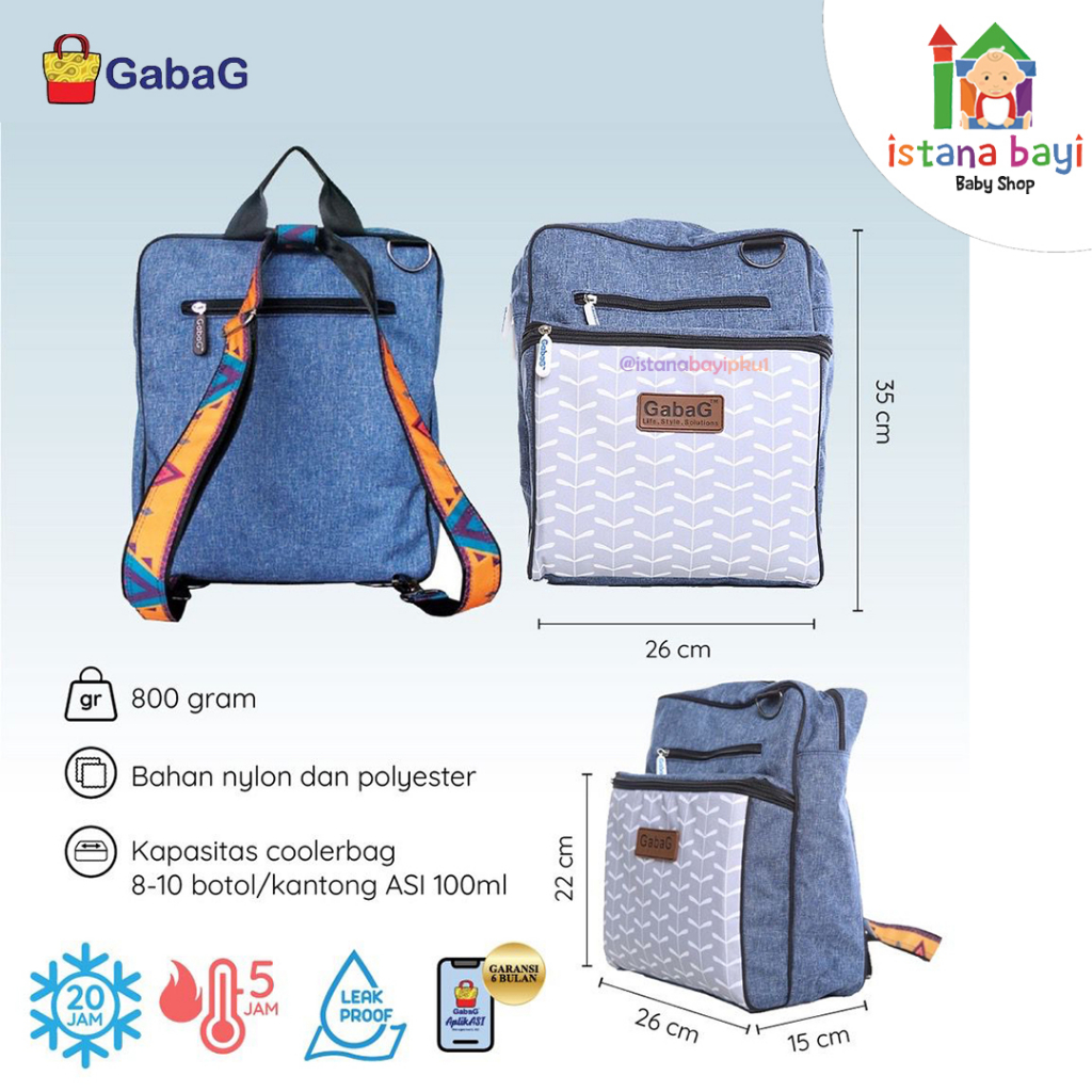 Gabag Praya / Onyx / Tora / Ryu Backpack Series - Cooler bag - Tas asi