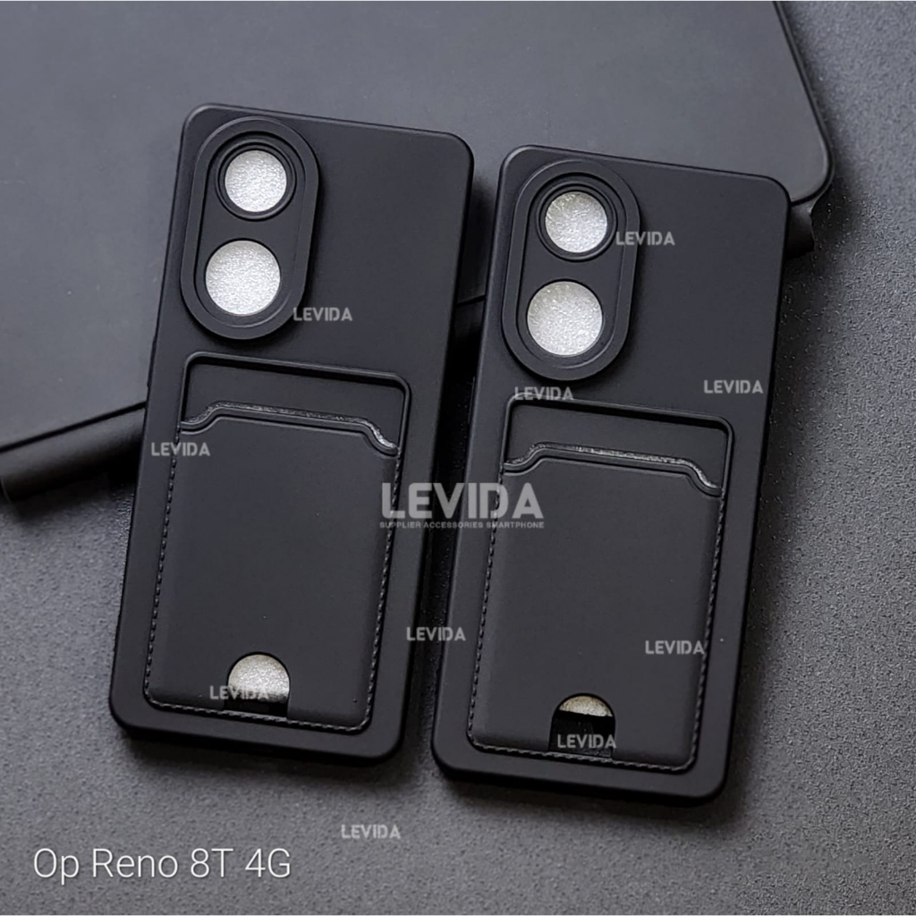 Oppo Reno 8T 4g Oppo Reno 8T 5g Case Pro Camera Card Case Slot Kartu Case Oppo Reno 8T 4g Oppo Reno 8T 5g