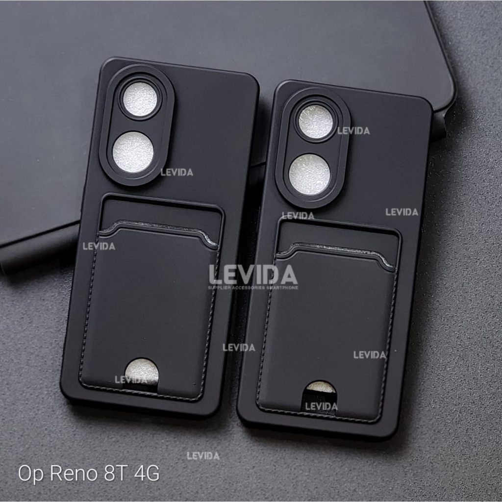 Oppo Reno 8T 4g Oppo Reno 8T 5g Case Pro Camera Card Case Slot Kartu Case Oppo Reno 8T 4g Oppo Reno 