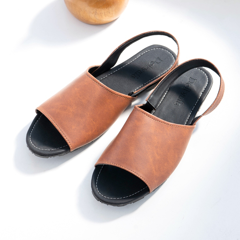 Deliwafa  - [Sandal Wanita] Flatdean Sandal