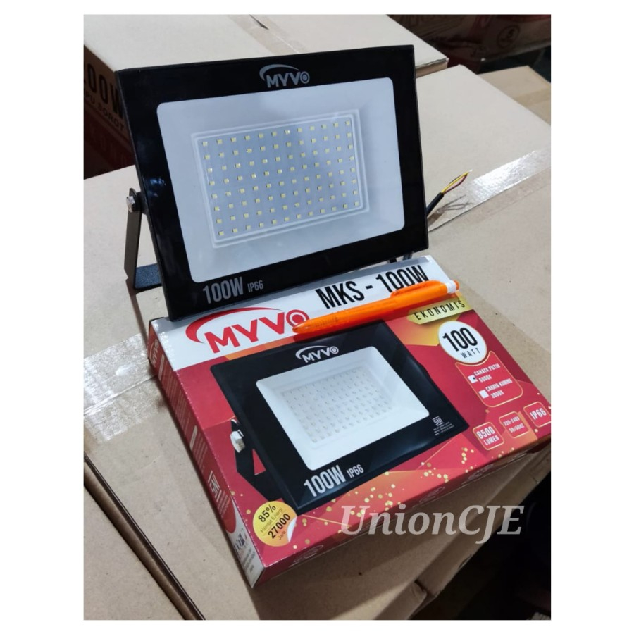 Floodlight Lampu Sorot/Tembak 100W Putih 10000Lm MYVO