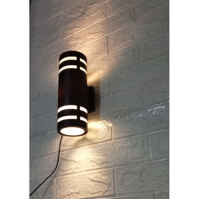 lampu hias dinding teras minimalis pilar