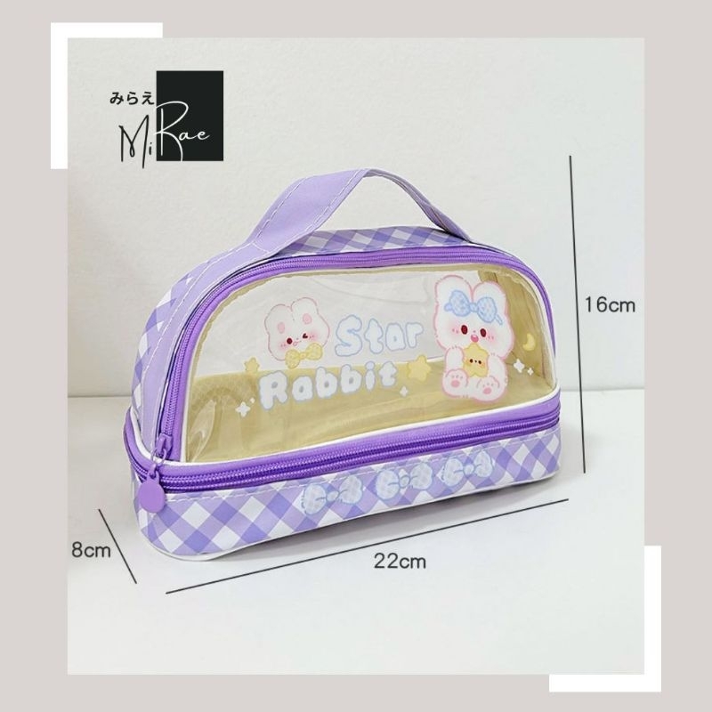 

Pencil Case/Kotak Pensil Anak Cartoon/ Pensil Tenteng Puppy Purple