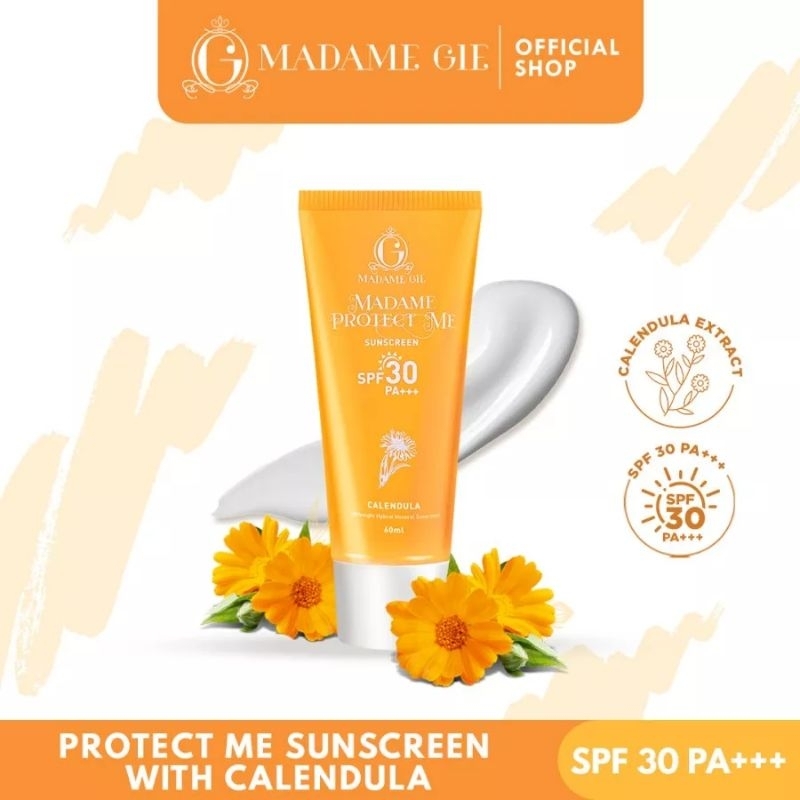 Madame Gie Madame Protect Me Sunscreen SPF 30 PA+++ With Calendula 60 ml