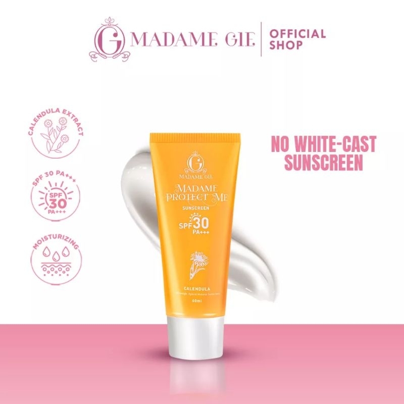 Madame Gie Madame Protect Me Sunscreen SPF 30 PA+++ With Calendula 60 ml