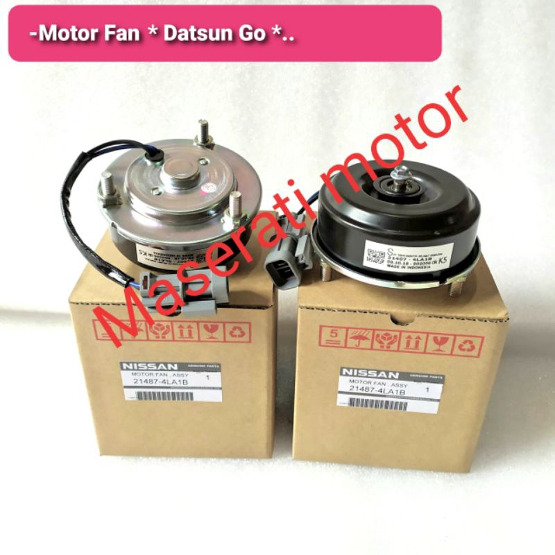 MOTOR FAN DATSUN GO ASLI DENSO GRESS BARU