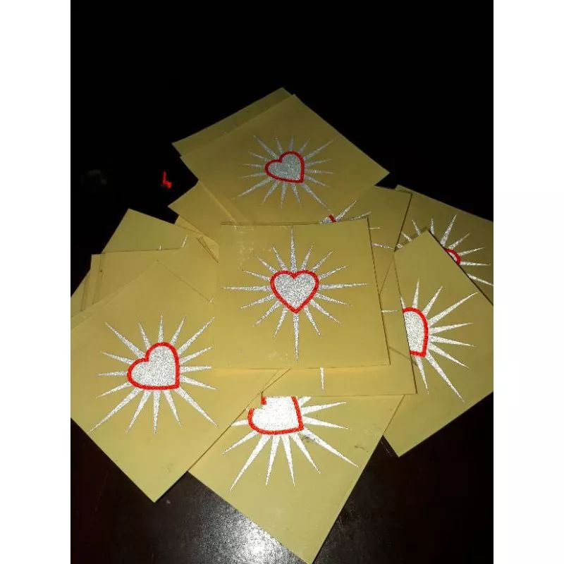 

stiker psht hati bersinar/stiker psht hati bersinar stiker logo psht 5x5cm