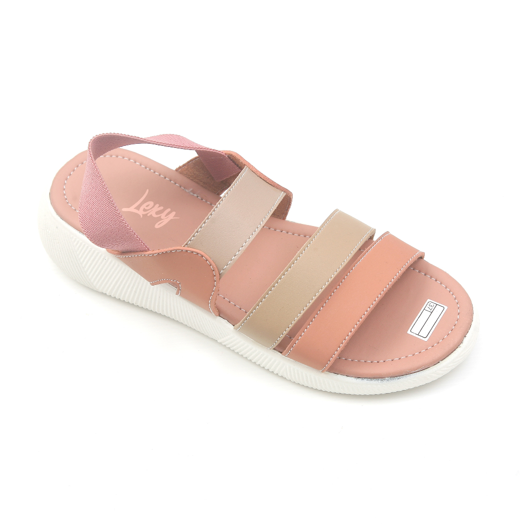 Lexy ROSE Sandal Wanita Tali Karet Casual Trendy