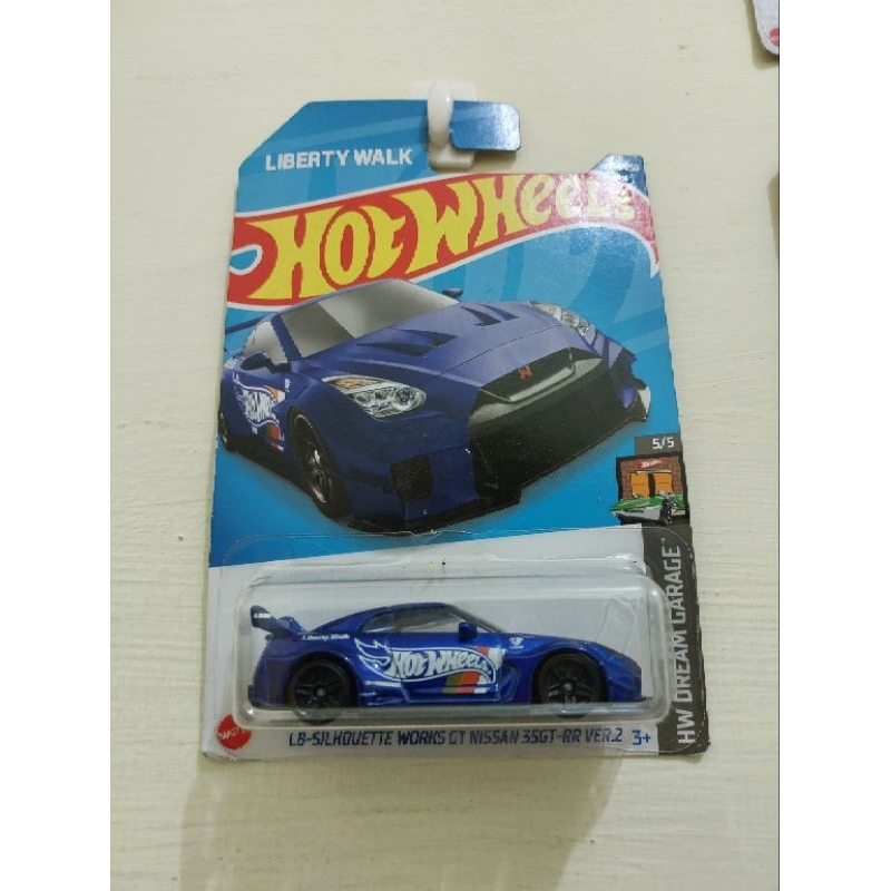 hotwheels lb-silhouette works gt nissan 35gt -rr / hotwheels nissan r35 biru