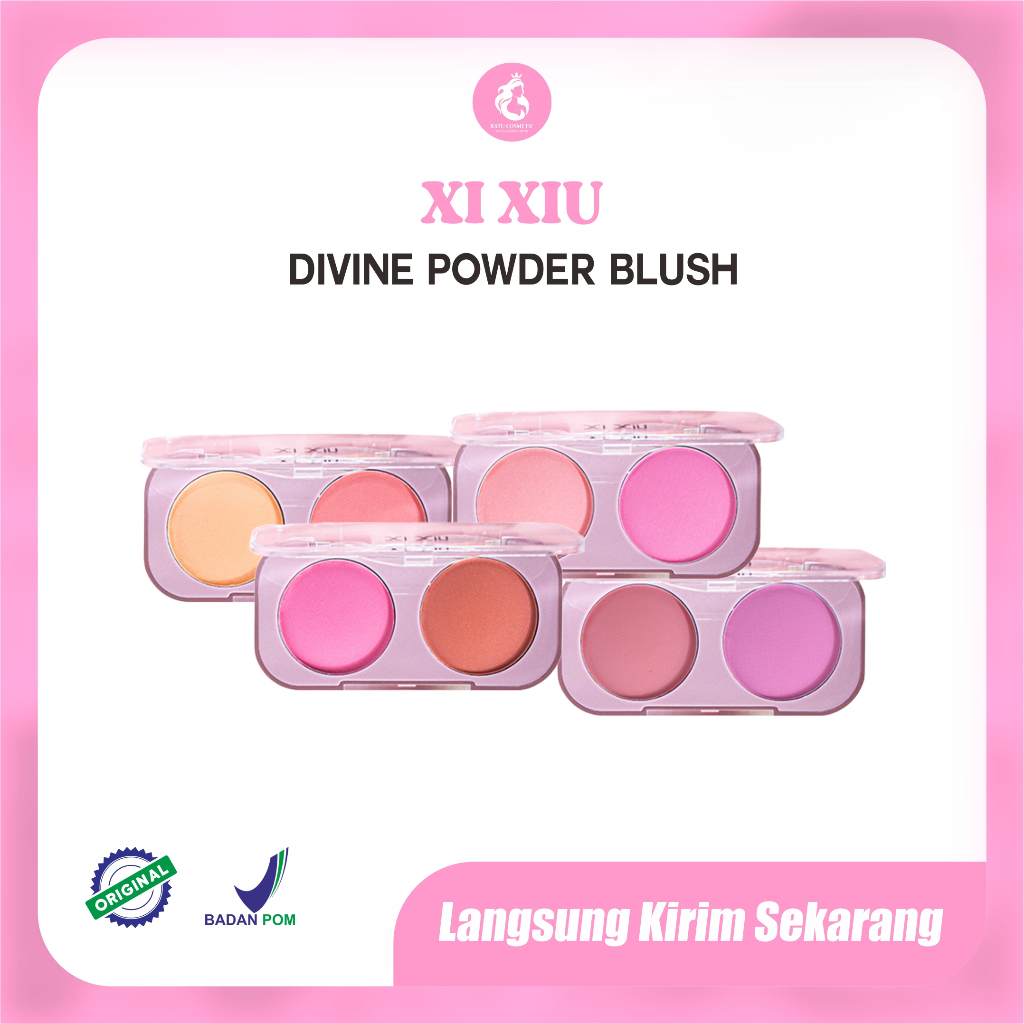 XI XIU Powder Blush 2 in 1 | Blush On | Perona Pipi