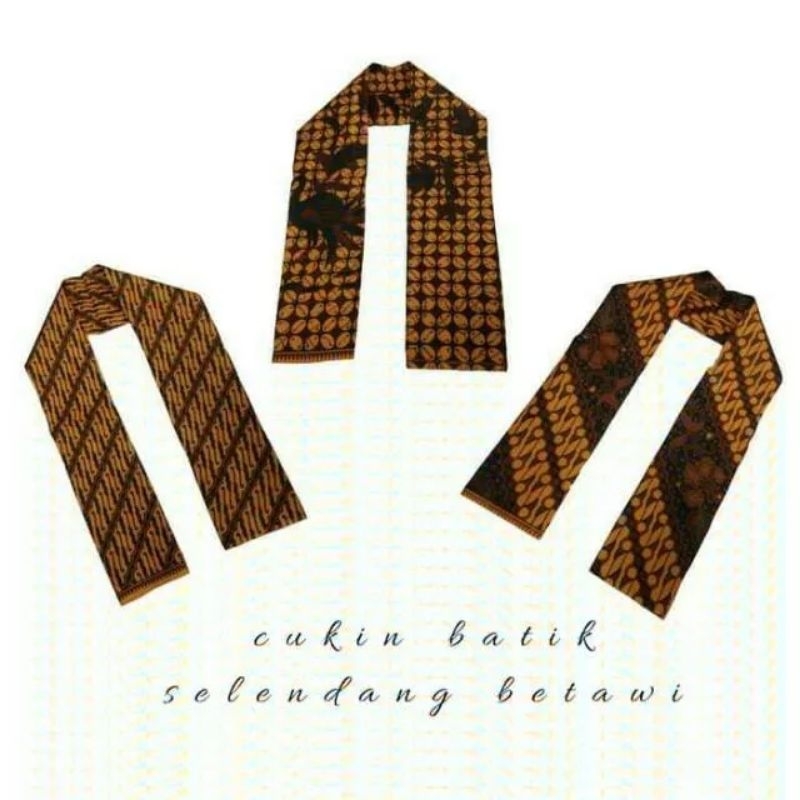 Cukin Syal Batik Betawi / Cukin Selendang Batik Betawi / Cukin Syal Batik / Cukin Selendang Batik