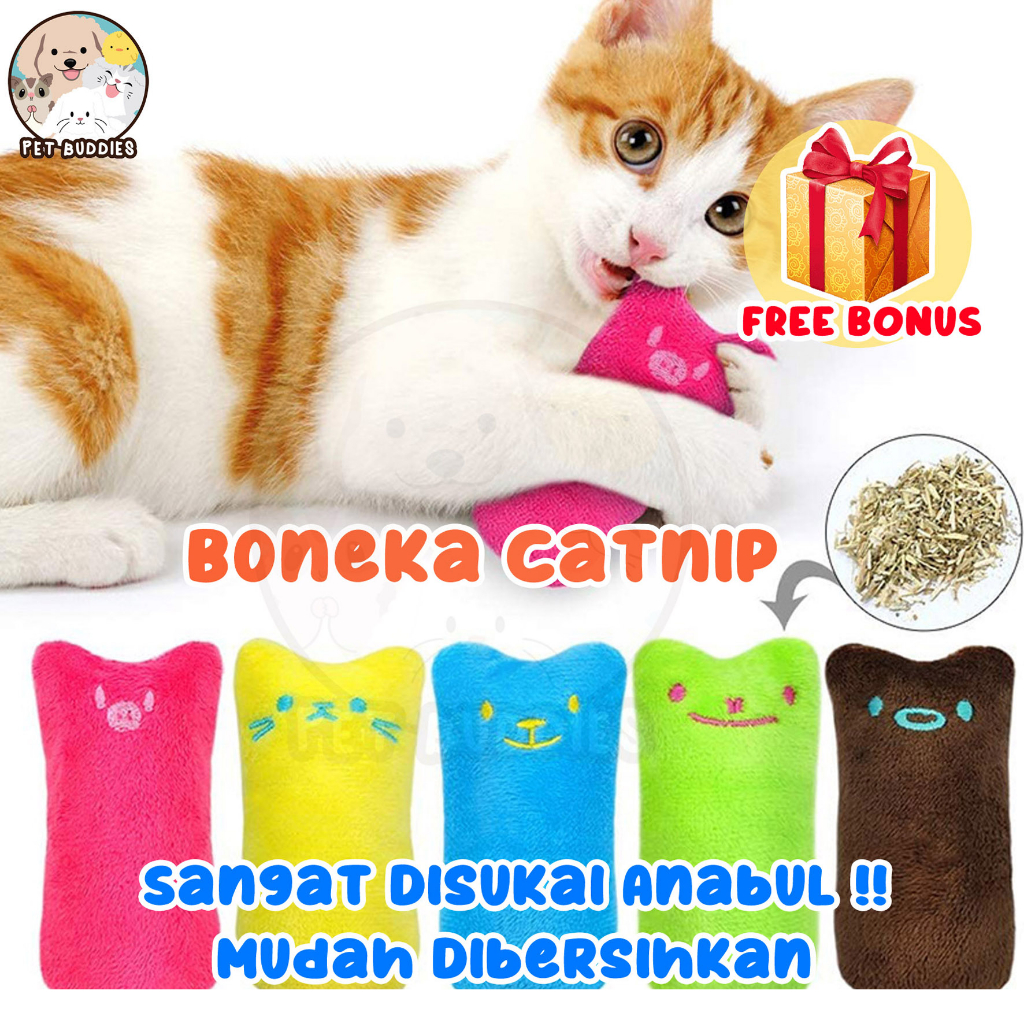 Boneka HITS Catnip Mainan Kucing Interaktif