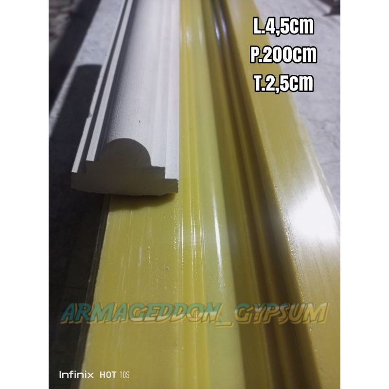 Cetakan Lis biding gypsum