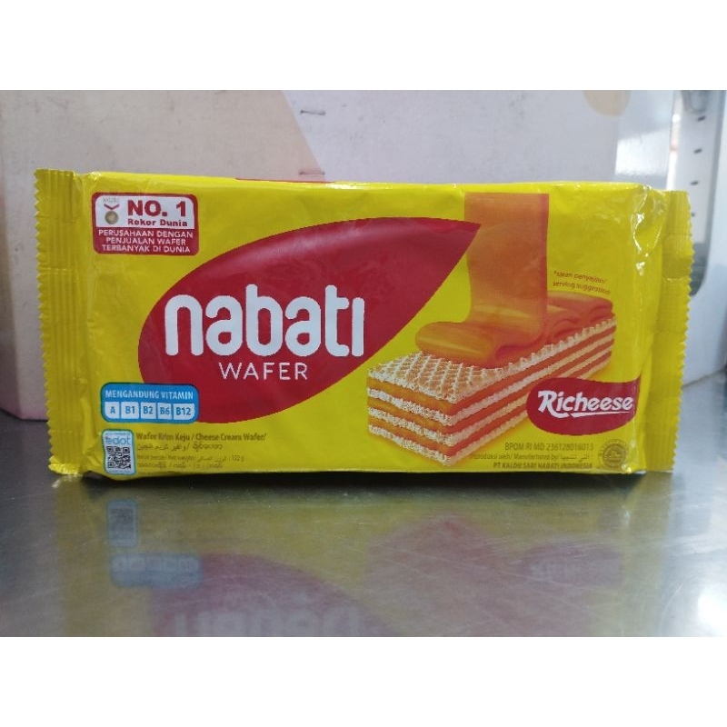 

Recheese wafer nabati 122gr