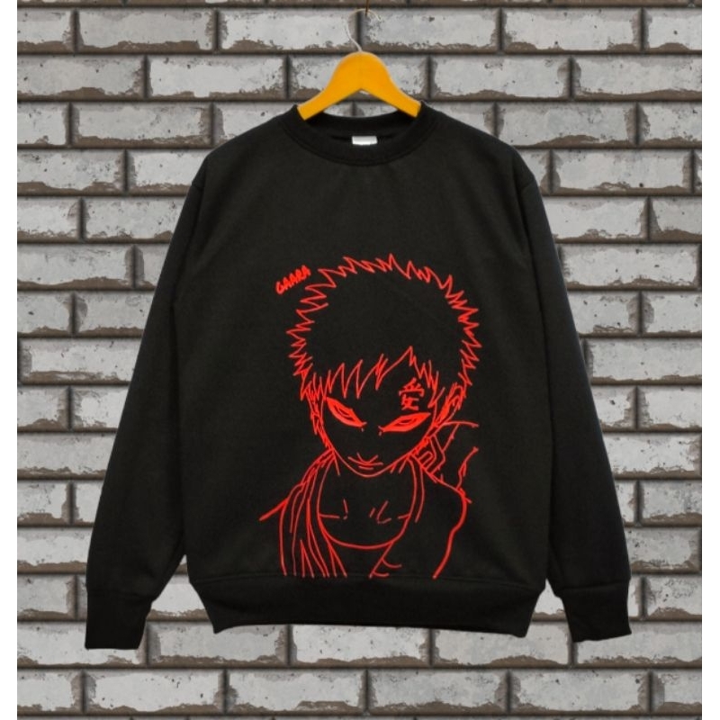 Crewneck Anime Naruto Sasuke Kakasi Garra Simpel(Cod)