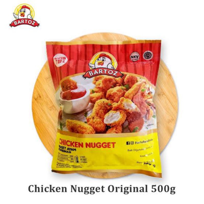 Chicken Naget Bartoz Beneran Top Z 500gr