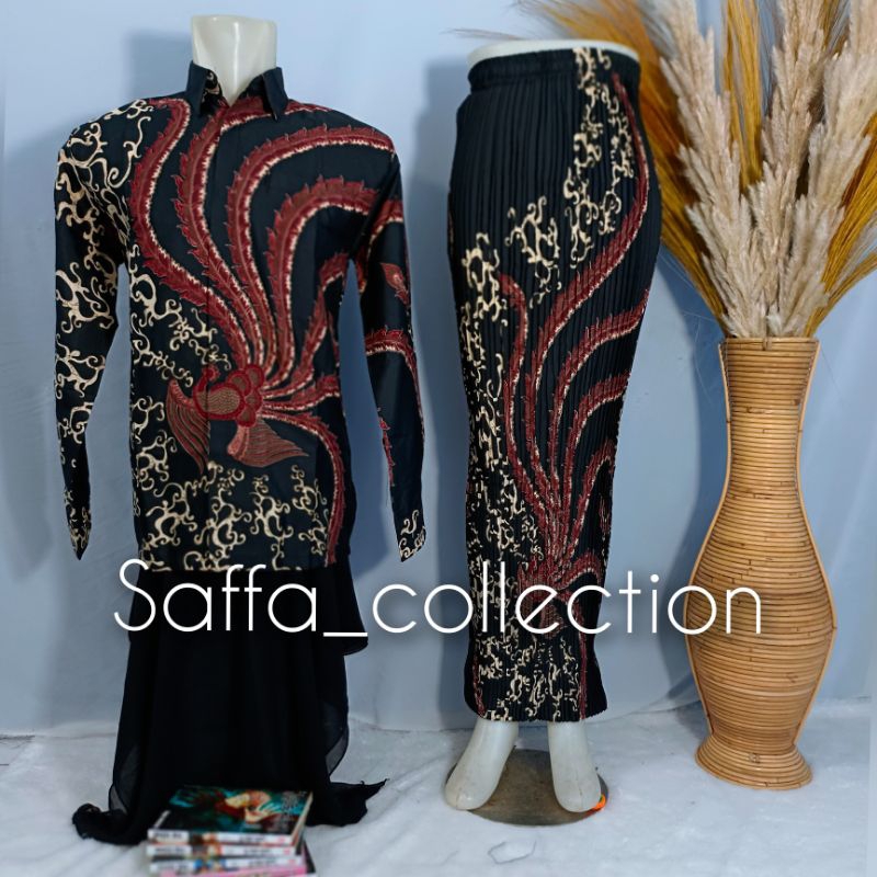 kemeja batik couple/batik couple rok prisket/couple kemeja/couple