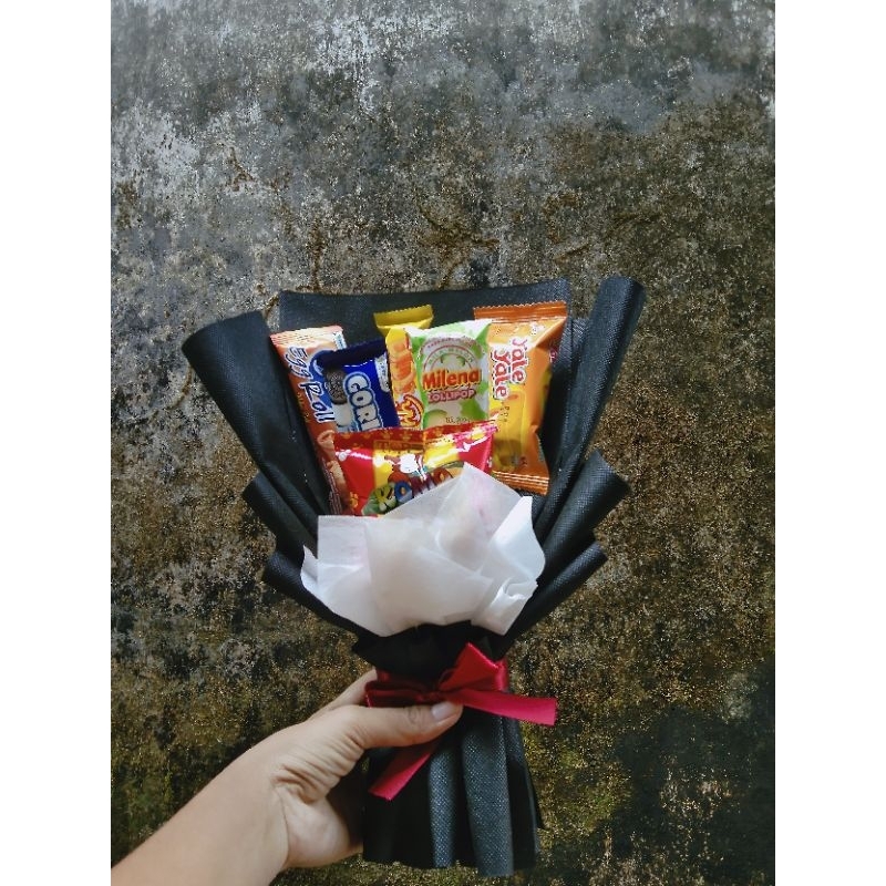 

Buket Snack murah meriah/buket Snack ulang tahun/buket Snack ekonomis dan termurah/ buket Snack mini/ buket Snack wisuda/ buket Snack kosong/ buket Snack custom murah