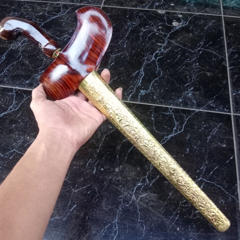 Warangka Keris Gayaman Model Surakarta Bahan Kayu Nagasari / Nogosari Alusan