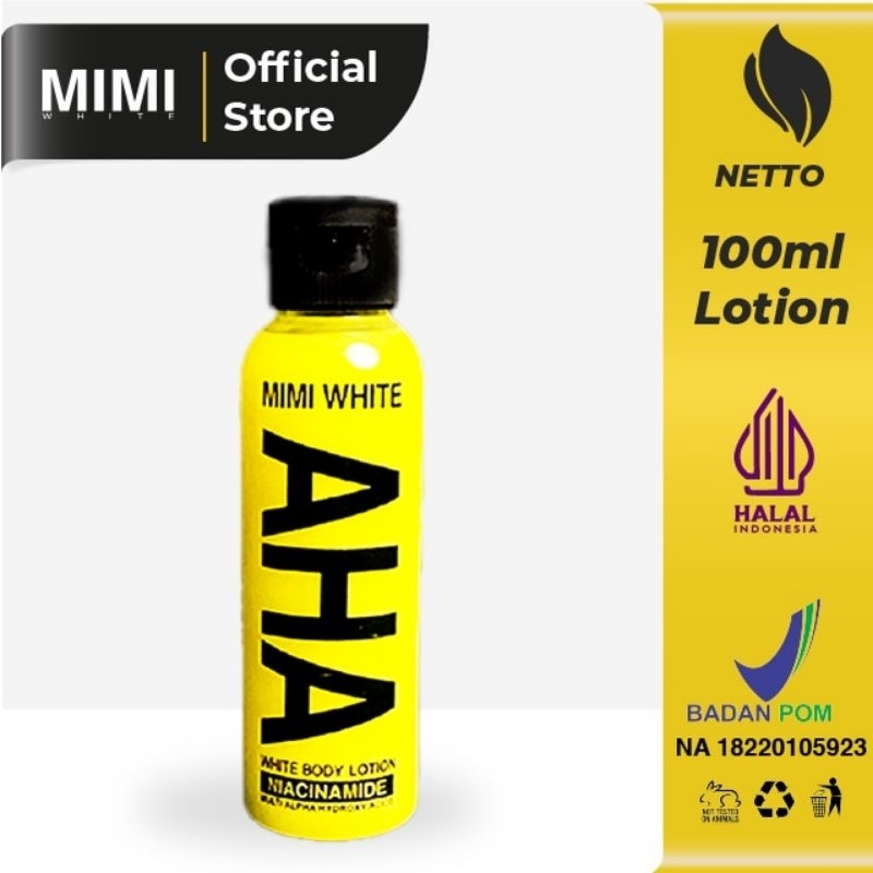 Mimi White AHA Body Lotion BPOM - 100ML