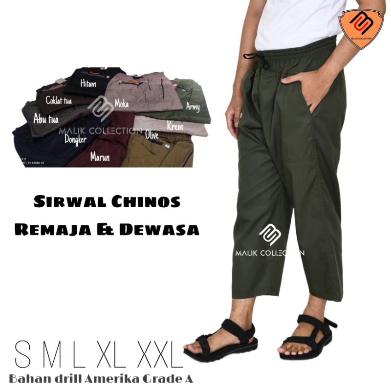 Celana Sirwal Dewasa &amp; Remaja Chinos Mistak Bahan drill Amerika Grade A unicorn