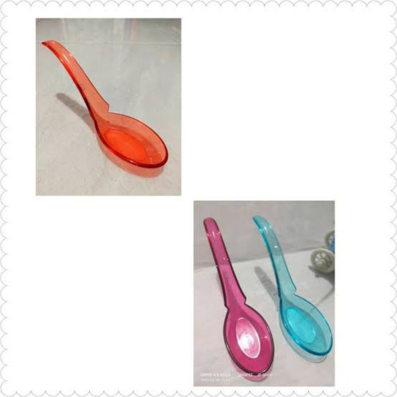 TUPPERWARE cutlery crystal  sendok kristal