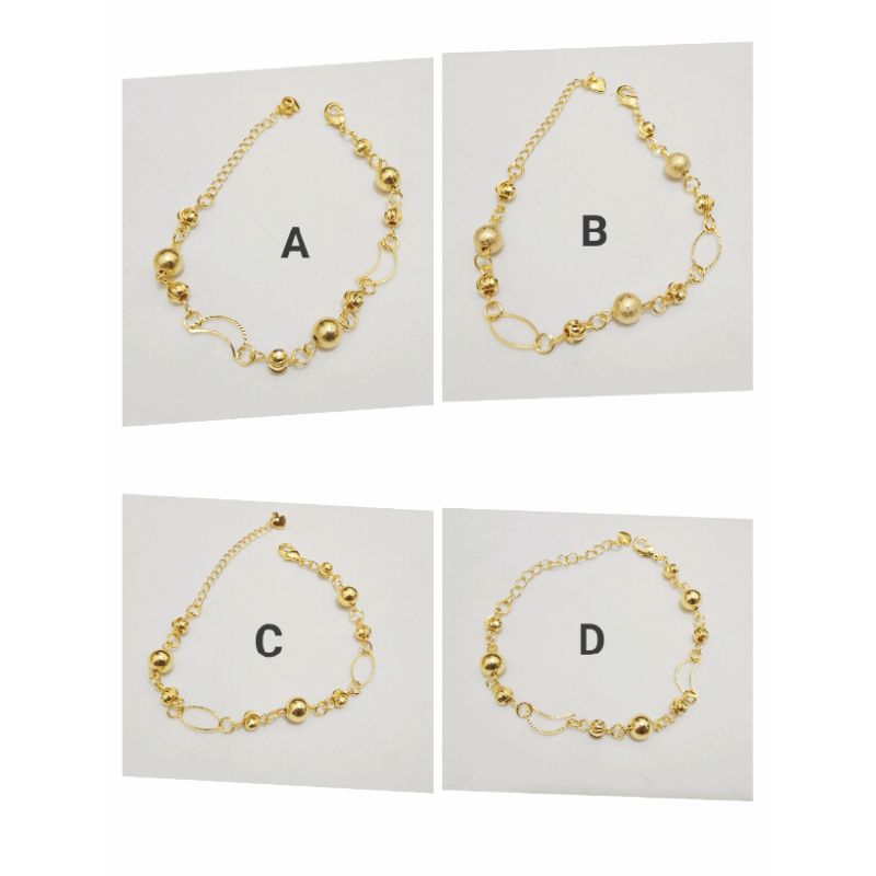 NAL08. Gelang tangan xuping dewasa lapis emas