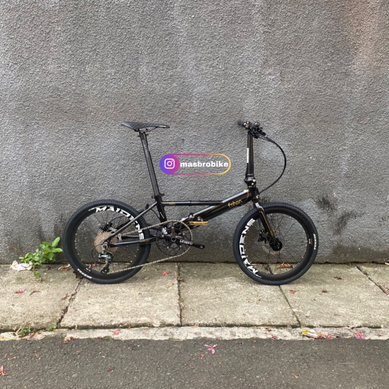 sepeda lipat fnhon monsoon 2x10 speed dan 1x10 speed discbrake termurah