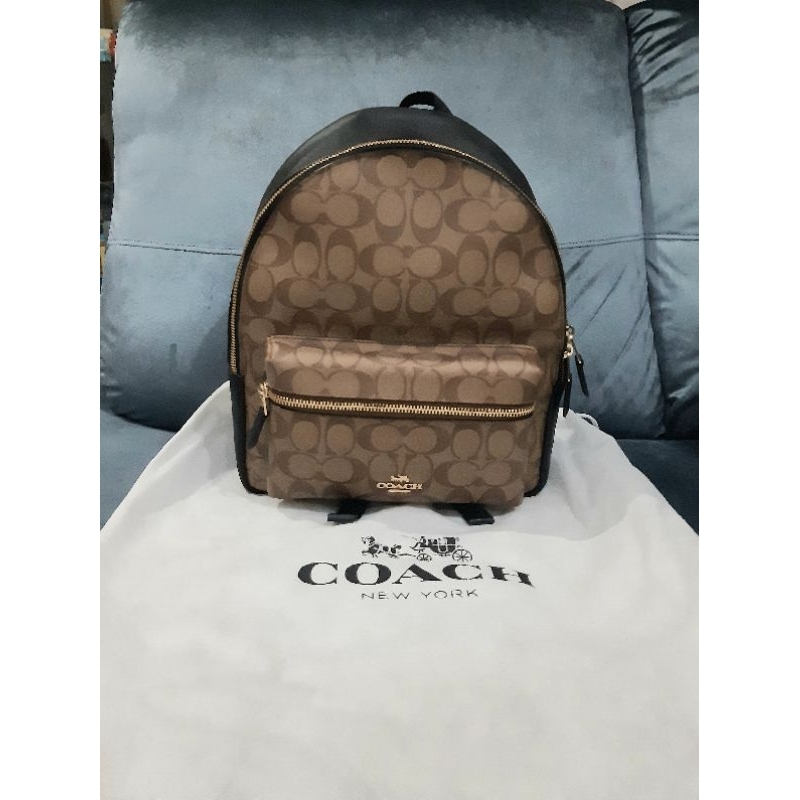 BISA NEGO Tas Ransel Backpack Coach Sierra Coklat Preloved