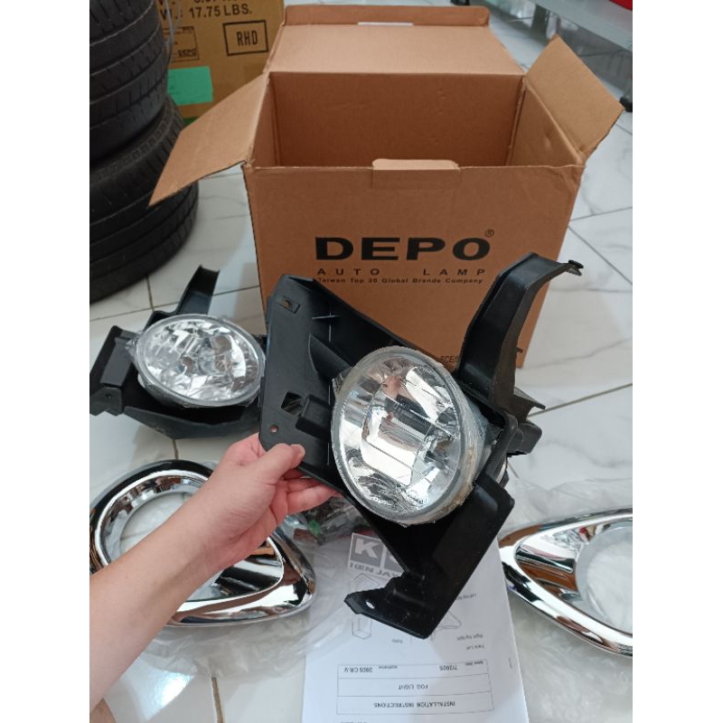 foglamp honda crv gen 2 2003 2004 2005 depo