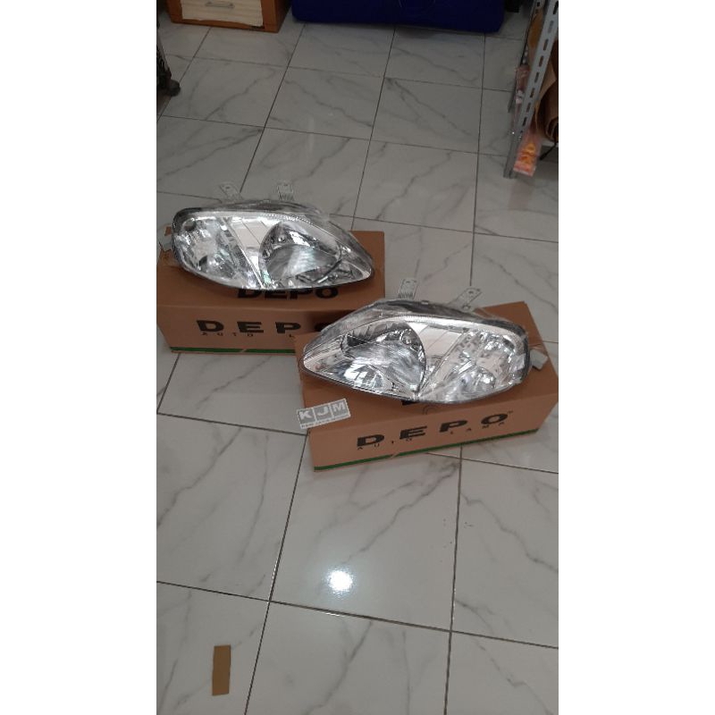 lampu depan headlamp honda civic ferio facelift 1999 2000 depo harga per 1 buah