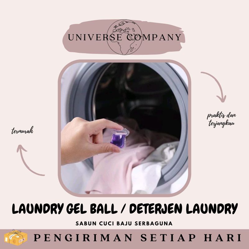 LAUNDRY GEL BALL / DETERJEN LAUNDRY MURAH / SABUN CUCI AJAIB