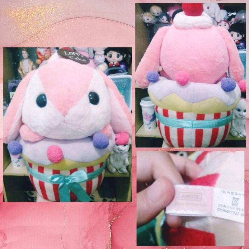 LOPPY BUNNY CUPCAKE JUMBO PINKY Ori Amuse Thai;)