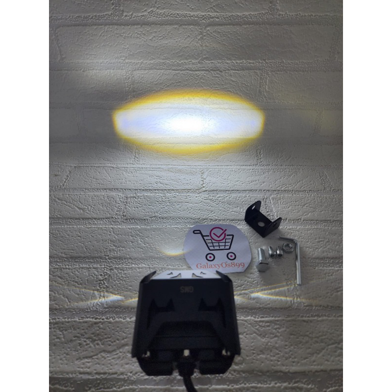 Lampu Tembak Laser SQL 2Mata Hi Lo 40Watt Super Terang - Lampu Tembak Motor Mobil SQL 2Mata Super Bright - Fooglamp Sql 2mata
