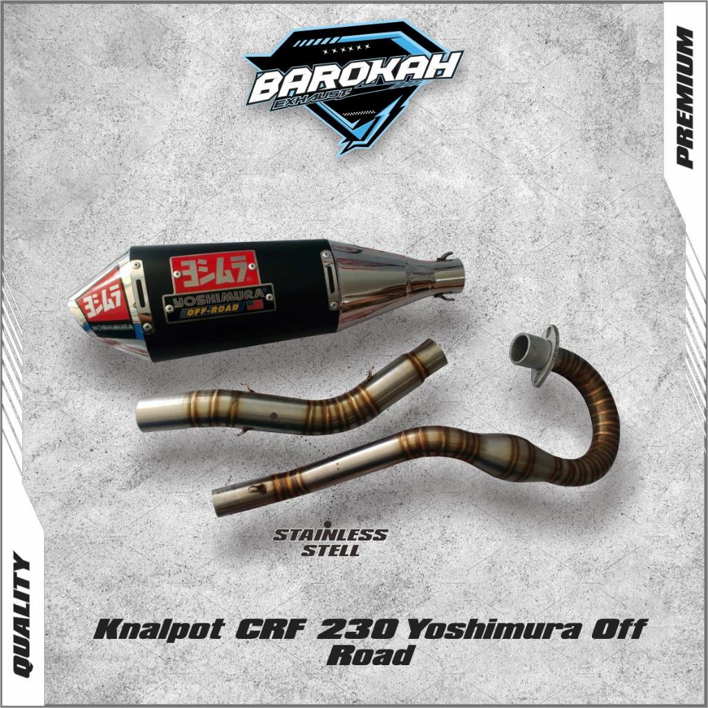 Knalpot CRF 230 Yoshimura Off Road - Barokah Exhaust