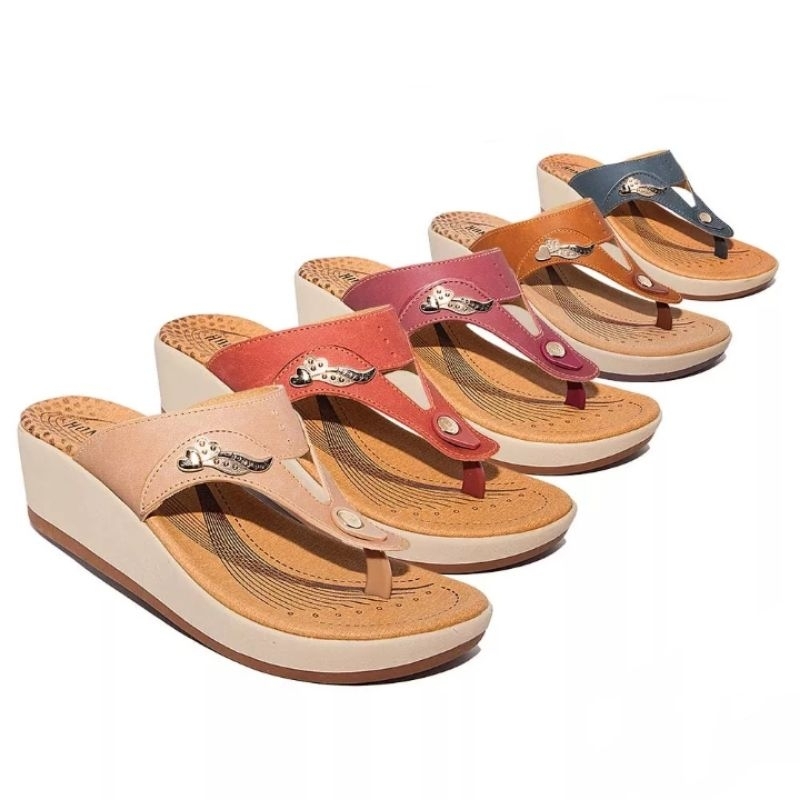 Homyped Vita N62 Sandal Wedges Wanita sandal homyped sandal wanita