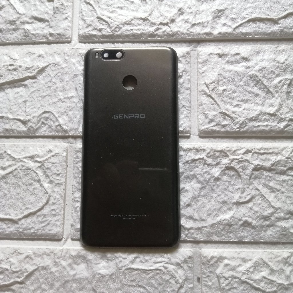 backdoor dan middle frame  evercoss genpro s55b casing back cover case belakang copotan
