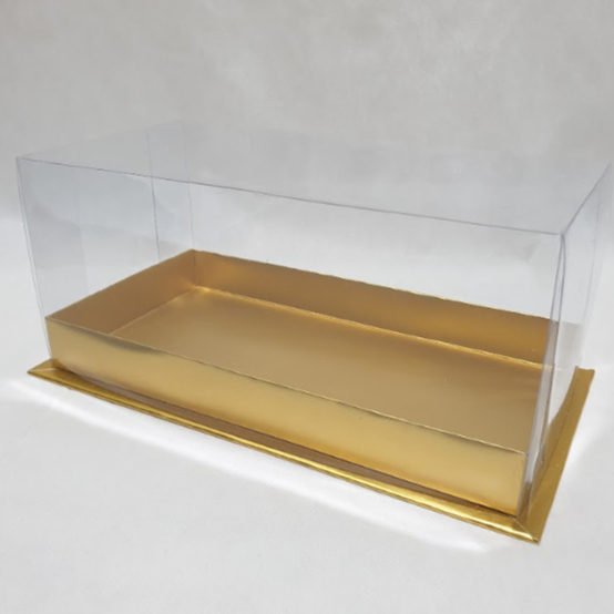 

CB22x11 - Cake box mika emas 22x11x10 cm