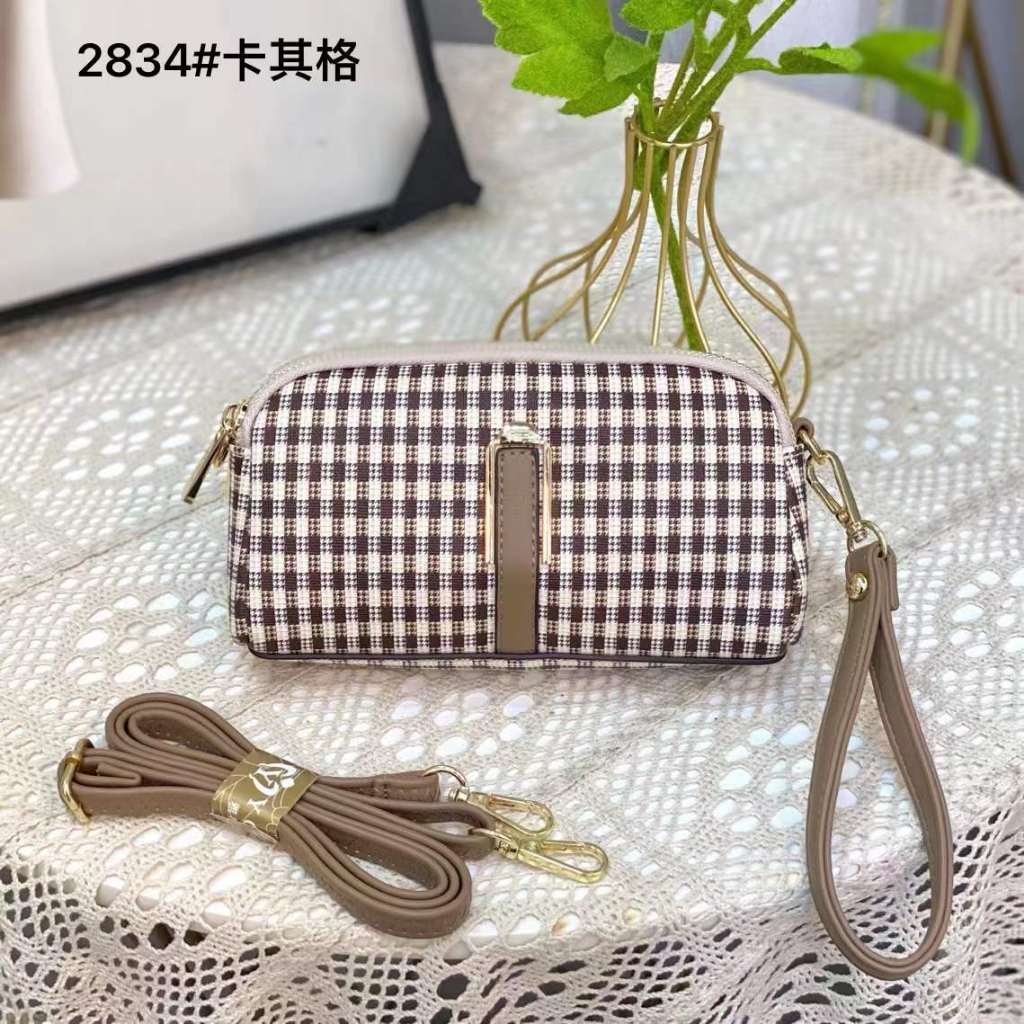 JK P9078 1KG MUAT 4PCS TAS SELEMPANG DOMPET SLING BAG FASHION IMPORT