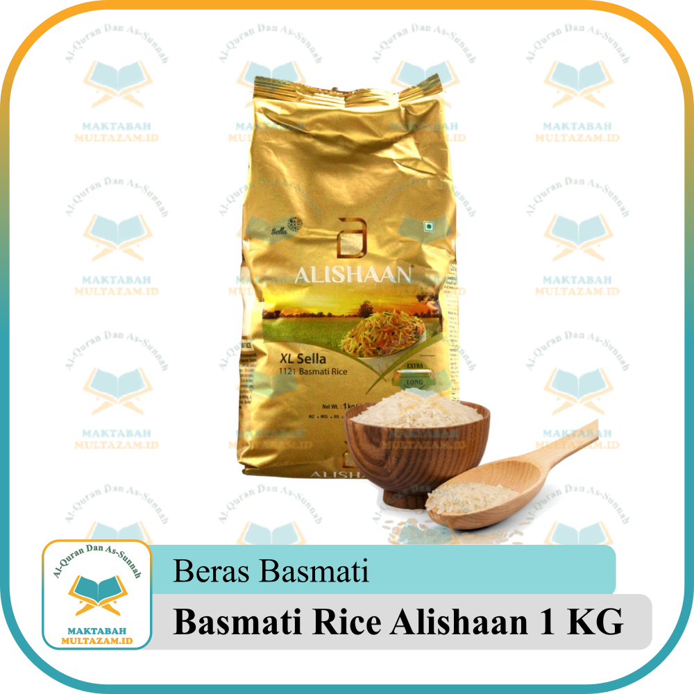 

Beras Basmati 1 kg Alishaan Extra Long | Alishaan Basmati Rice 1kg | Beras Basmati Alishaan 1kg