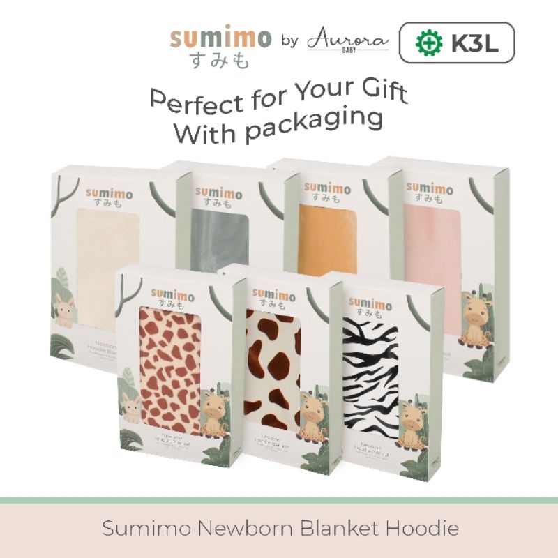 Sumimo Aurora Baby Blanket Hoodie - Selimut Bayi Dengan Penutup Kepala