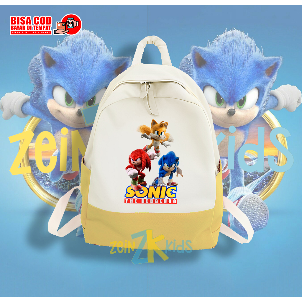 Tas Ransel Anak Sonic The Hedgehog