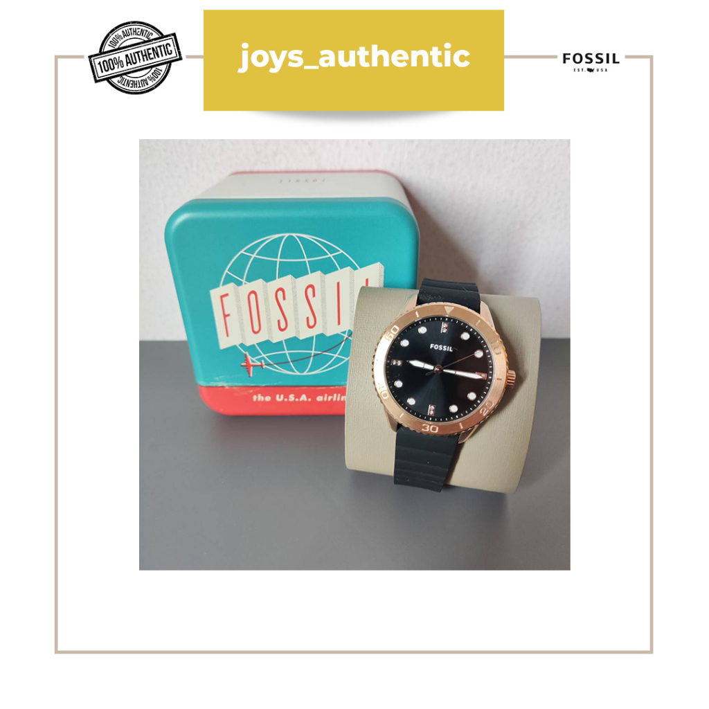 Jam Tangan Wanita Fossil Bq3892 Woman Watch Authentic Original