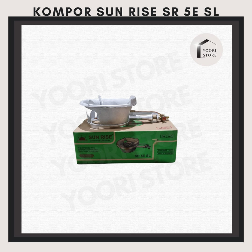 Kompor SunRise SR 5E SL Tekanan Tinggi / Kompor 1 Tungku