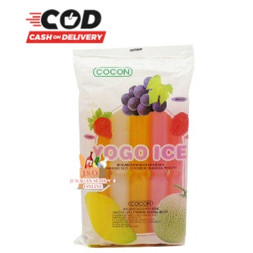 

(JSO) Cocon yogo ice 450 gr isi 10 / es bon bon / es aneka buah / es buah / es lilin