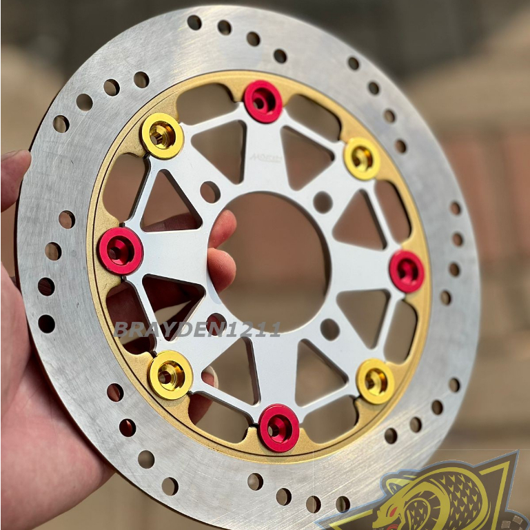 DISC PIRINGAN CAKRAM ROTOR FLOATING CNC 220MM NOUVO XRIDE JUPITER MX VEGA FIZR MIO BEAT SCOOPY