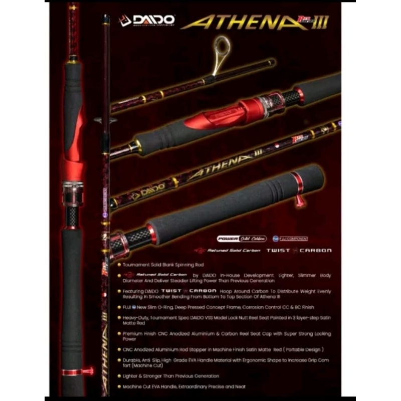 Joran Daido Athena III 150,165,180 full fuji,full Eva